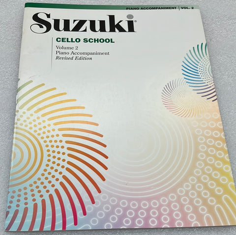 Suzuki Cello School; Volume 2 - Piano Accompaniment -  No Cd (Book)
