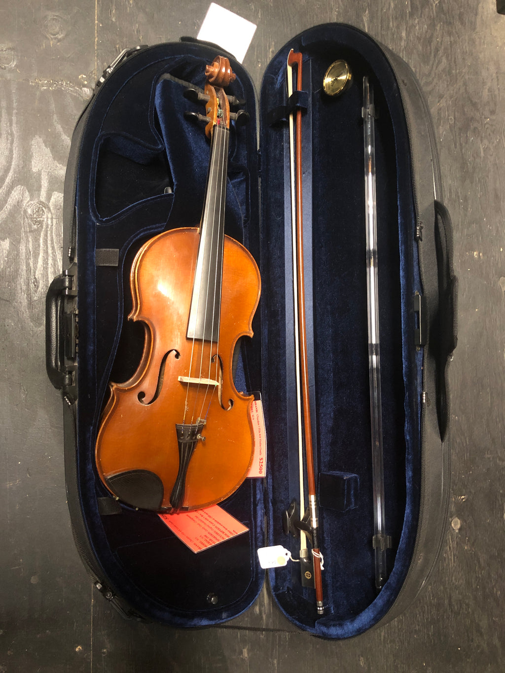 4/4 Chardon & Fils 1900 Violin w/ case/ 2 bows
