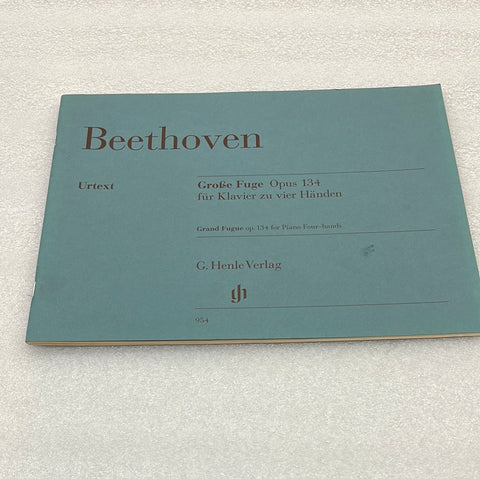 Beethoven - Grande Fugue Op. 134 For Piano; Four-Hands (Book)