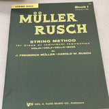 Muller Rusch - String Method - For Class Or Individual Instruction - String Bass Book 1