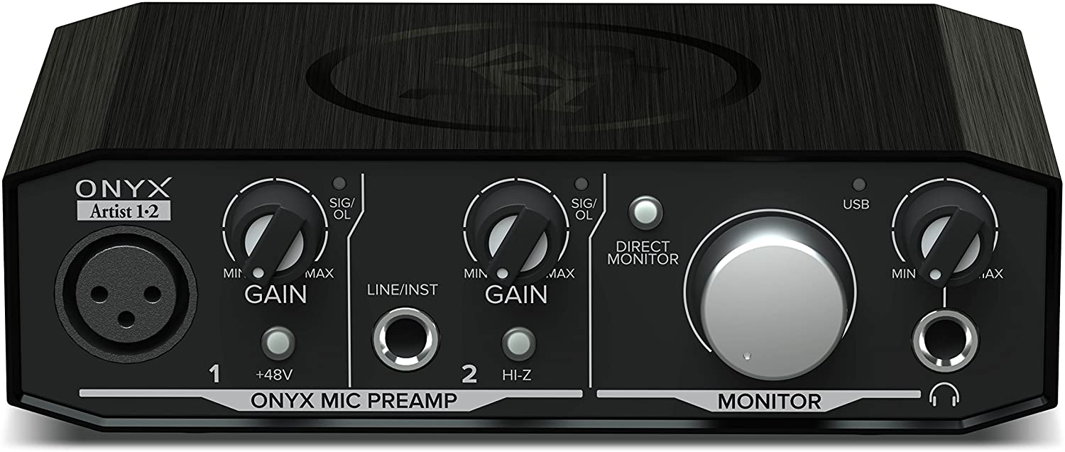 Mackie ONYX Artist 1.2 Mic Preamp 2x2 USB Audio Interface