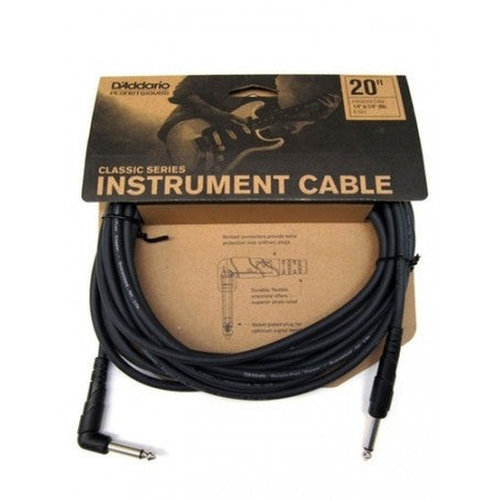 D'addario - Classic Series - 20 Foot Instrument Cable - S/RA