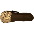 Cream Tribal Hawaiian accent bag for Soprano Ukulele