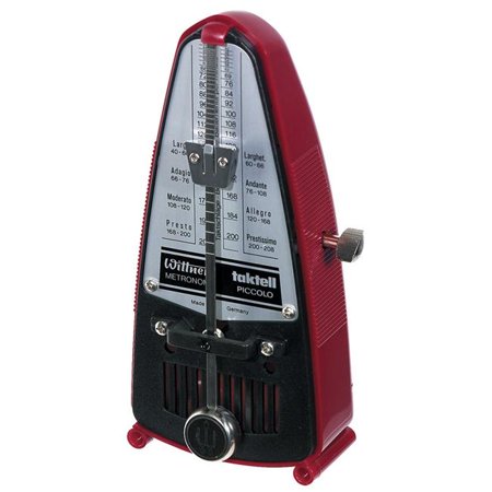 Wittner Taktell Piccolo Metronome - Ruby
